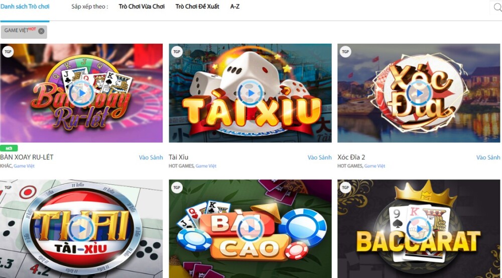 Trò chơi Việt Trò chơi Việt