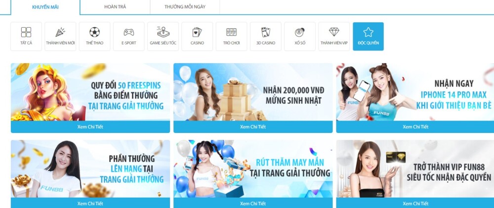 Ưu đãi độc quyền Ưu đãi độc quyền