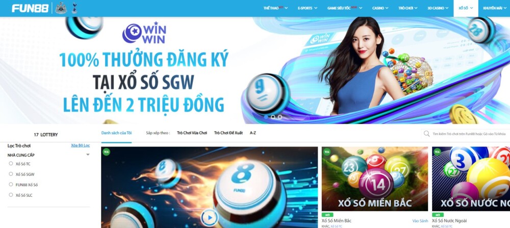 Xổ số Fun88 Xổ số Fun88